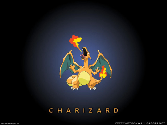 Cartoon character fire breathing dragon free wallpaper - medium preview image