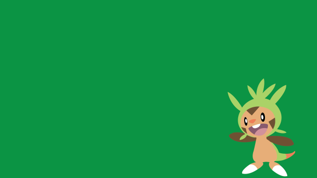 Cartoon character green background face #3 free wallpaper - medium preview image