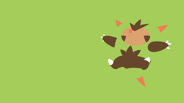Green background cartoon character carrot free wallpaper - medium preview image