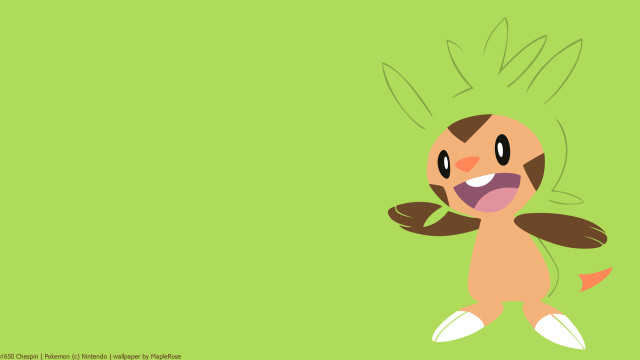 Cartoon character green background face #2 free wallpaper - medium preview image