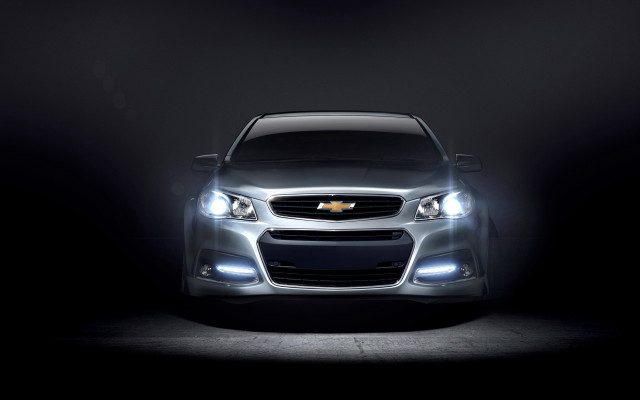 Silver car dark headlights on free wallpaper - medium preview image