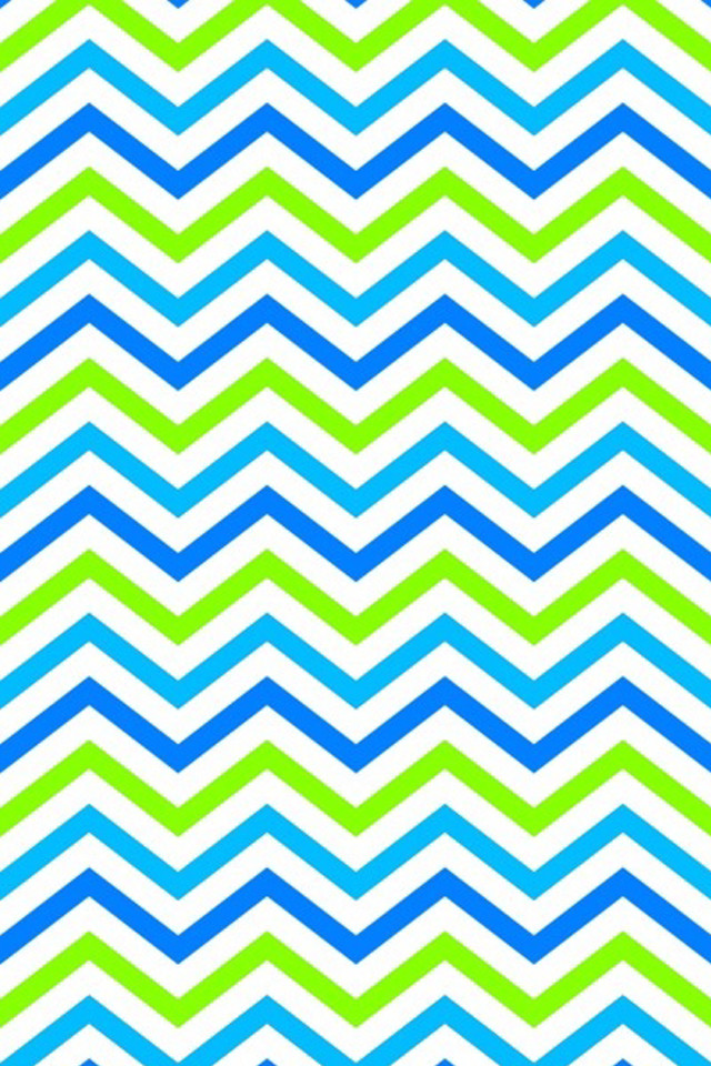 Green blue zigzag pattern white free wallpaper - medium preview image