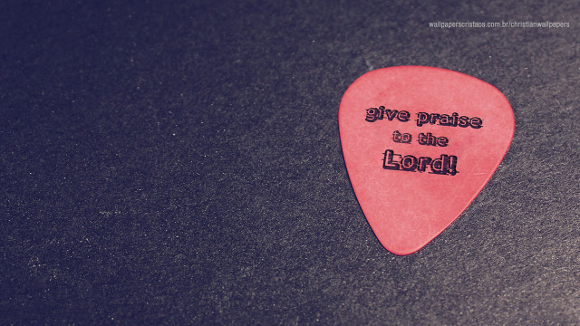 Guitar pick peace message black free wallpaper - medium preview image