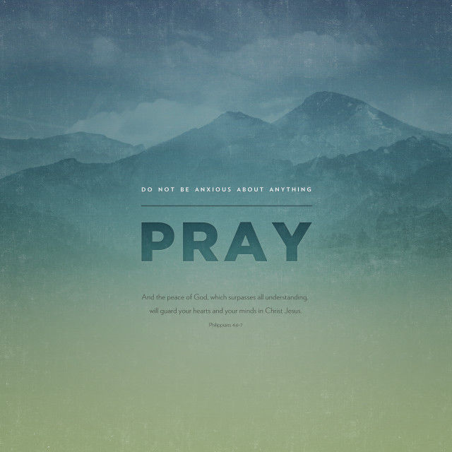 Pray mountain night sky aurora free wallpaper - medium preview image