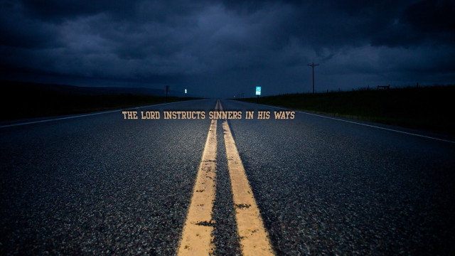 Road sign lord instructs sunrise free wallpaper - medium preview image