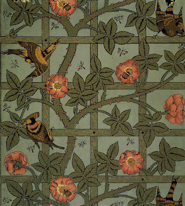 Birds branch flowers butterfly bamboo free wallpaper - medium preview image