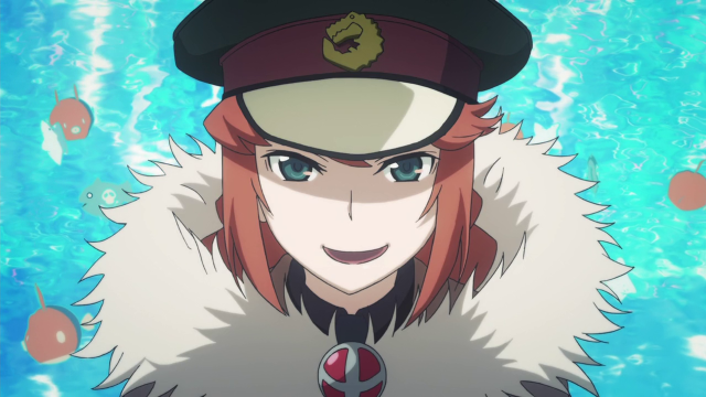 Redhair hat fur coat fish free wallpaper - medium preview image