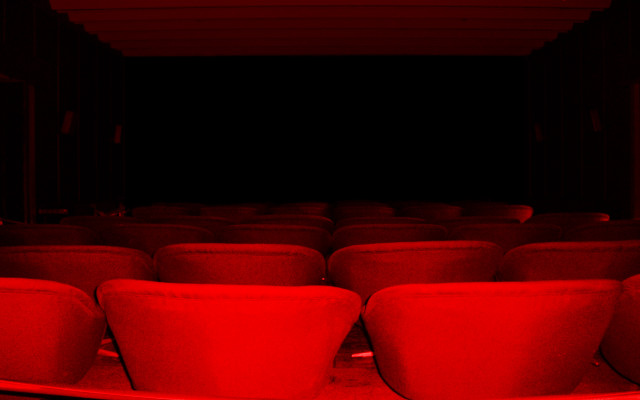 Red chairs black background red free wallpaper - medium preview image