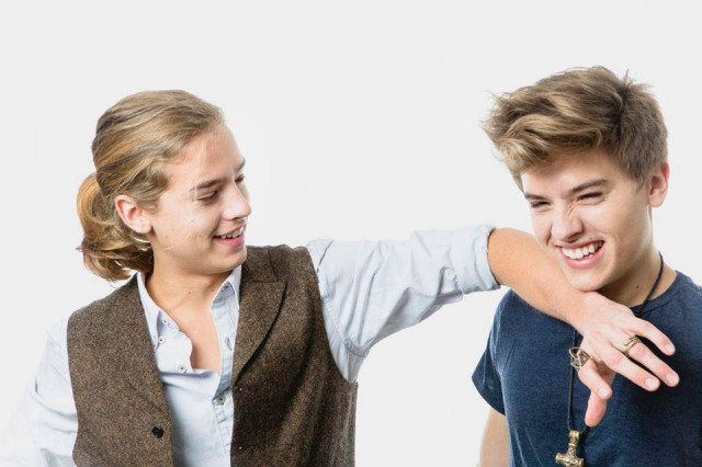 Smiling man woman touching hands free wallpaper - medium preview image