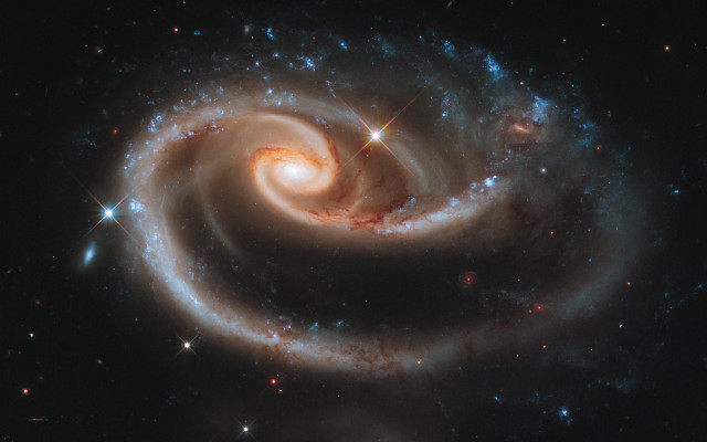 Spirally objects dark sky stars free wallpaper - medium preview image