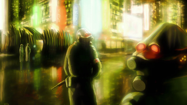 Man city street fire hydrant free wallpaper - medium preview image