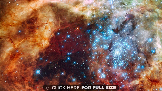 Large star cluster center small free wallpaper - medium preview image