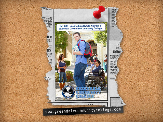 Cork board man bike group free wallpaper - medium preview image