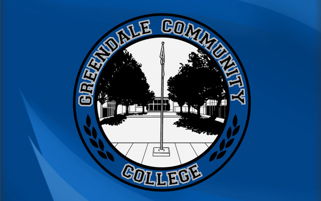 Greendale community college logo blue free wallpaper - medium preview image