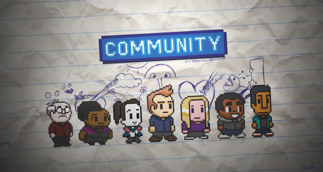 Group people community sign blue free wallpaper - medium preview image