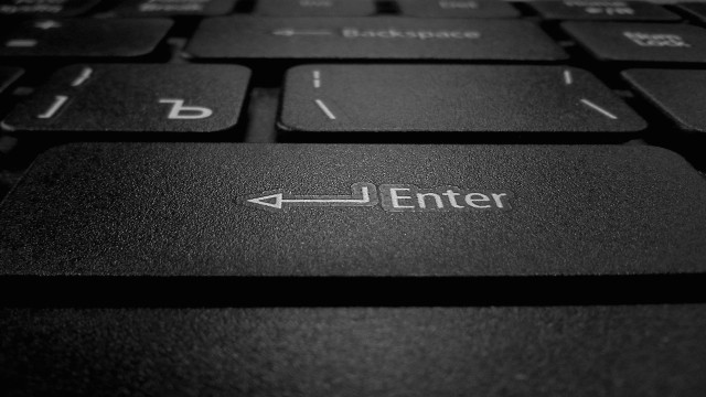 Keyboard enter key computer art free wallpaper - medium preview image