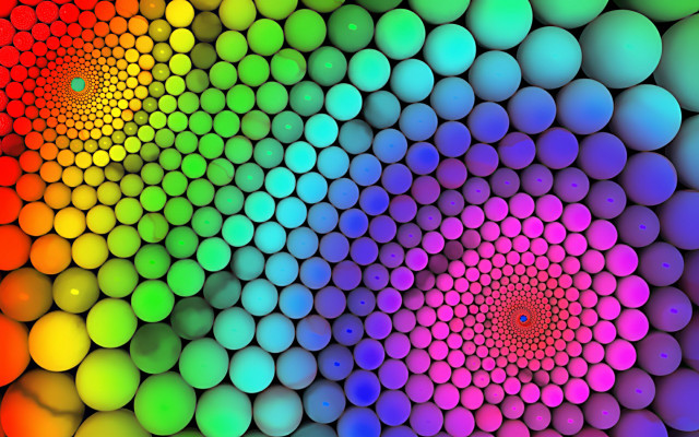 Colorful background circles spiral design #3 free wallpaper for desktop - medium preview image