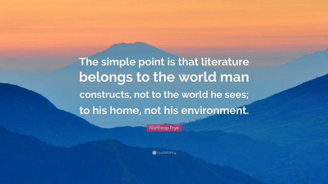 World literature man construct quote free wallpaper - medium preview image