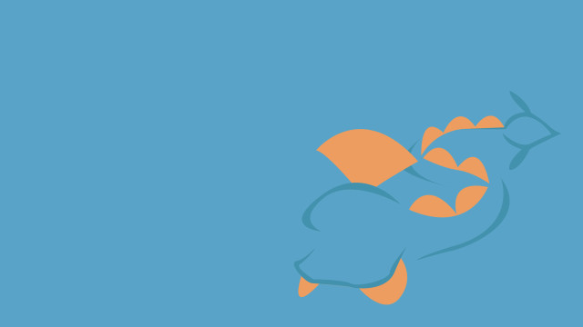 Blue orange elephant air trunk free wallpaper - medium preview image