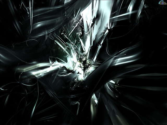 Black white abstract painting background free wallpaper - medium preview image