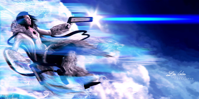 Woman mirror monkey back tail free wallpaper - medium preview image