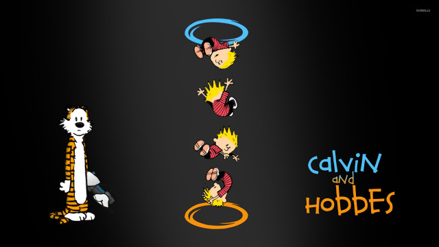 Cat monkey playing hoop ring free wallpaper - medium preview image