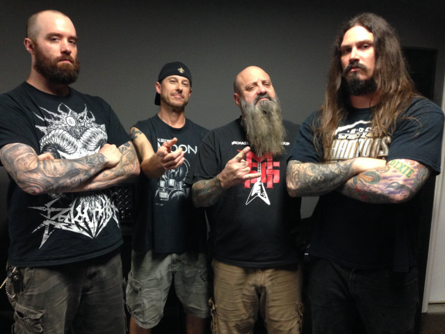 Tattooed men beards standing room free wallpaper - medium preview image