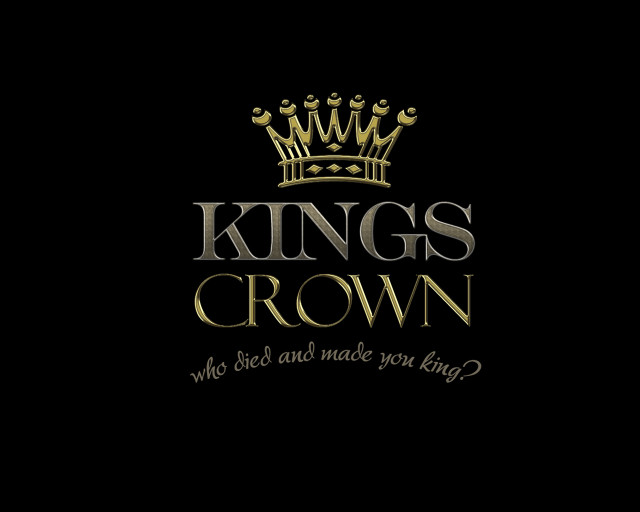 Kings crown gold digital rendering free wallpaper - medium preview image