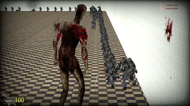 Zombies chess board blood man free wallpaper - medium preview image