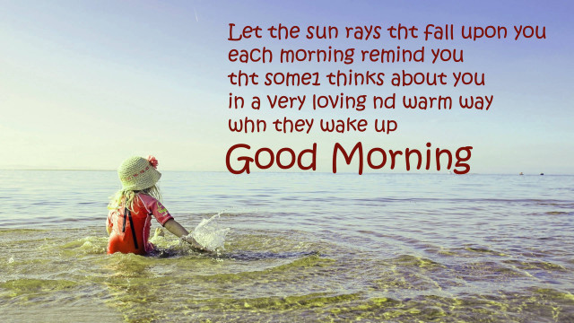 Woman sitting water good morning free wallpaper - medium preview image