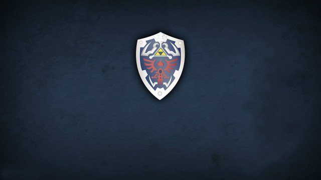 Blue white shield red dragon free wallpaper - medium preview image