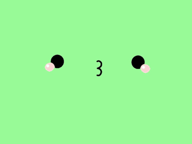 Green background black balls white free wallpaper - medium preview image