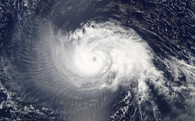 Satellite hurricane ocean white circle free wallpaper - medium preview image