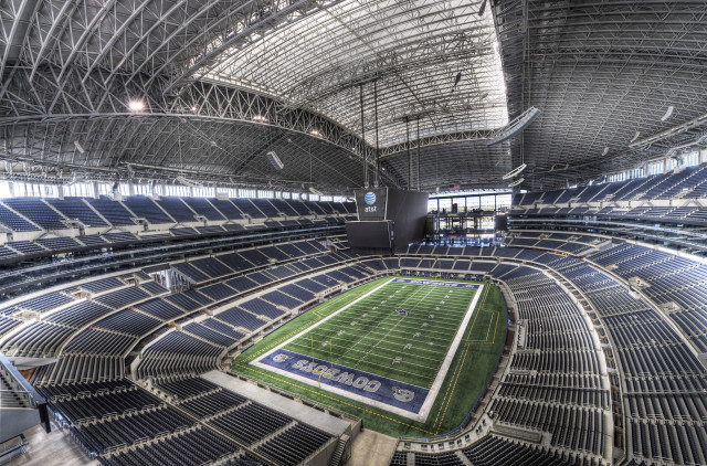 Stadium football field skylight suspended free wallpaper - medium preview image