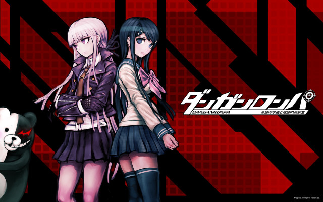 Anime girls teddy bear red free wallpaper - medium preview image