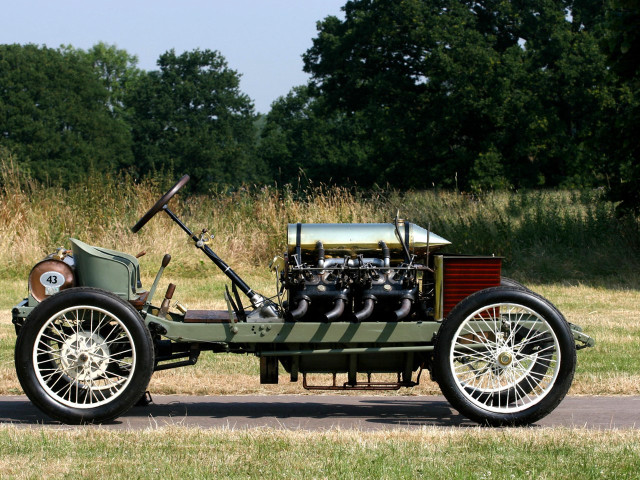 Antique green car puzzle dieselpunk free wallpaper - medium preview image