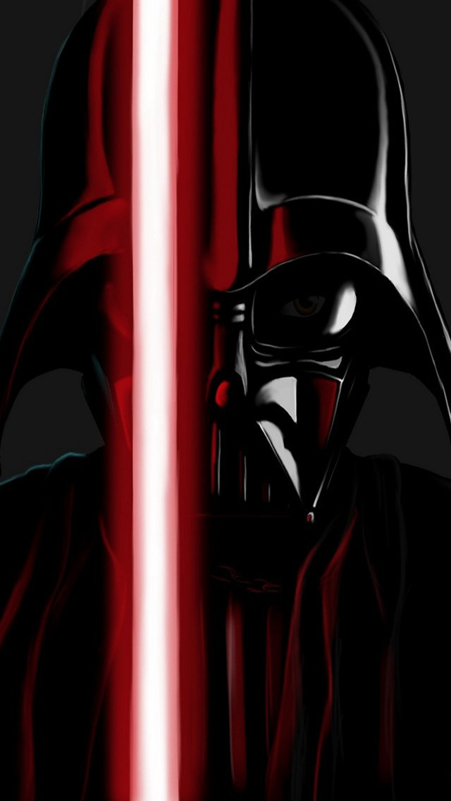 Darth vader red lightsaber black #5 free wallpaper - medium preview image