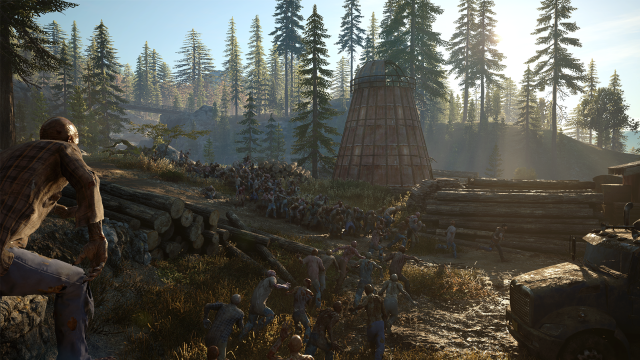 Game screenshot people woods trees free wallpaper - medium preview image