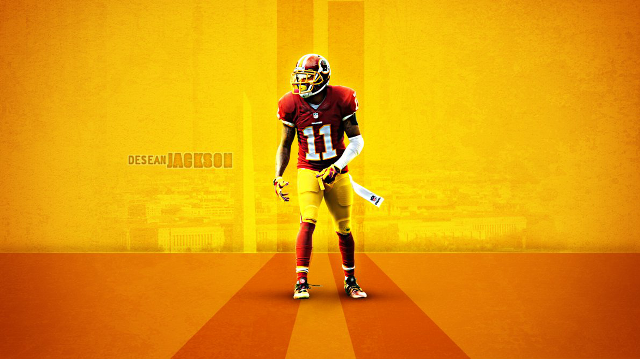 Football player yellow background red free wallpaper - medium preview image