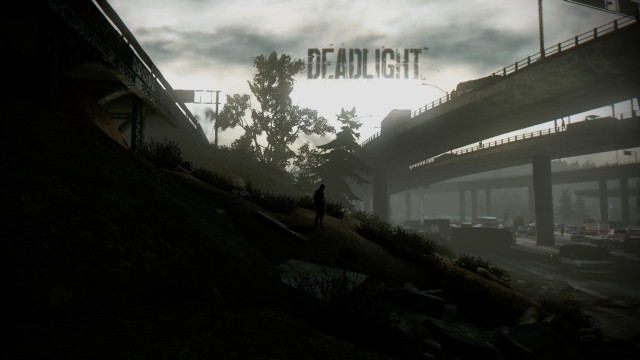 Person standing dark area deadlight free wallpaper - medium preview image