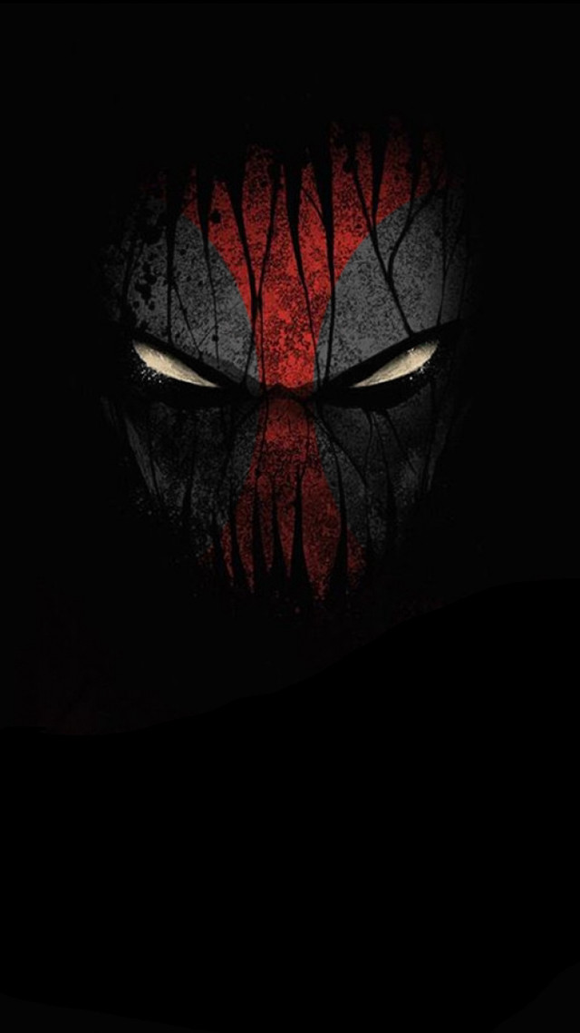 Demonic face red eyes black free wallpaper - medium preview image