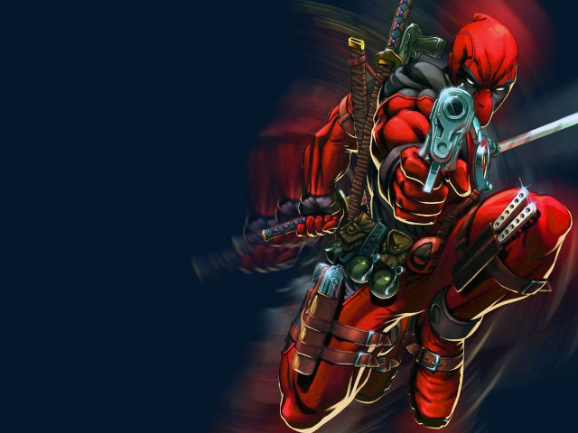 Man red suit sword red #2 free wallpaper - medium preview image