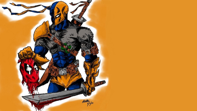 Deadpool bloodied knife male armor free wallpaper - medium preview image