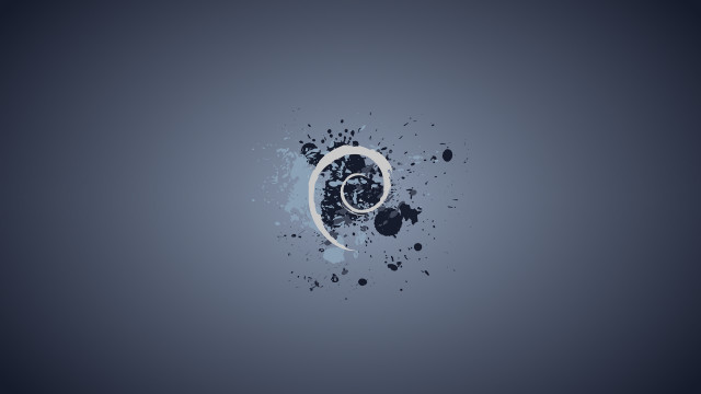 Black white clock blue gray free wallpaper - medium preview image