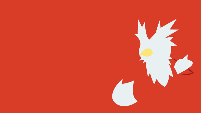 Red background white cat yellow free wallpaper - medium preview image