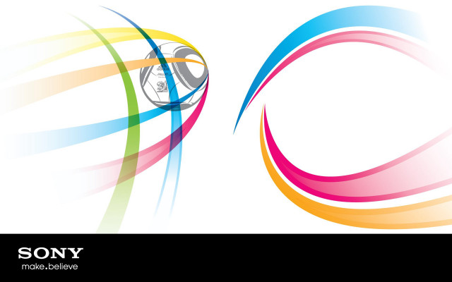 Colorful abstract soccer ball background free wallpaper - medium preview image