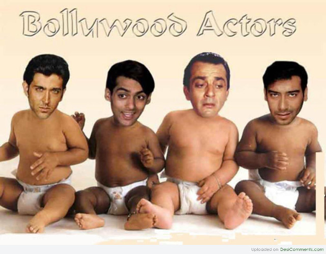 Hollywood actors group three men free wallpaper - medium preview image