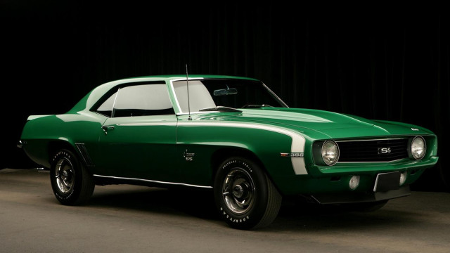 Green car dark room black #4 free wallpaper - medium preview image