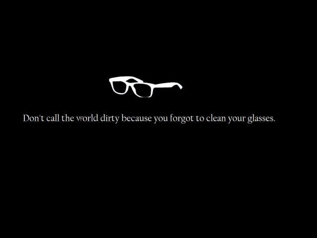 Black background white quote text free wallpaper - medium preview image