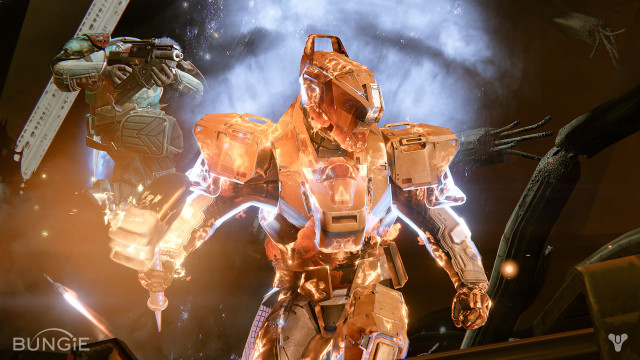 Futuristic man suit lightsaber robot free wallpaper - medium preview image
